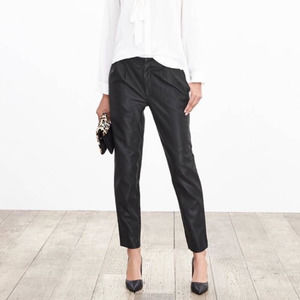 Banana Republic Pleated Faux Leather Pants